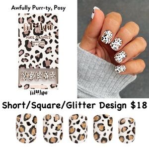 Red Aspen Leopard Print Press-On Nails